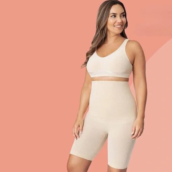 SHAPERMINT High Waisted Body Shaper Shorts Shapewear Tummy Control Slimming 3XL - Picture 1 of 12